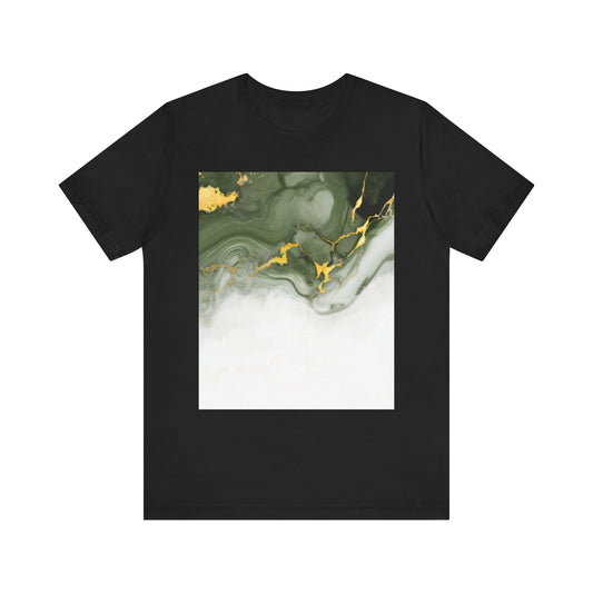 Green Marble Graphic T-Shirt - Unisex Jersey