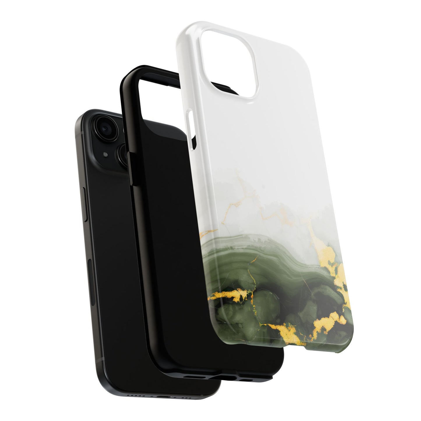 Green Marble Tough Phone Case