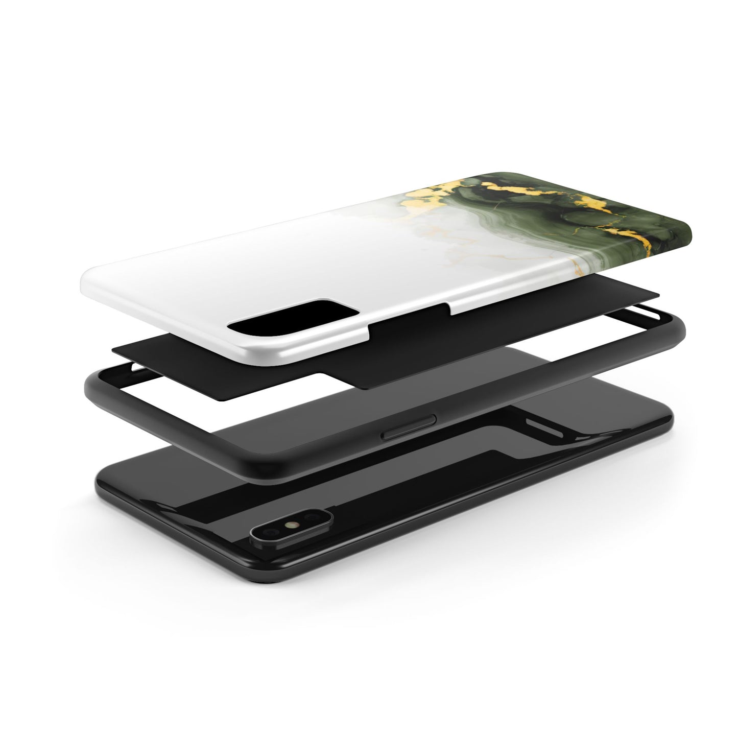 Green Marble Tough Phone Case