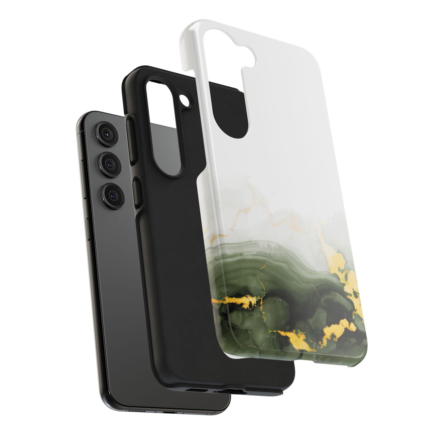 Green Marble Tough Phone Case