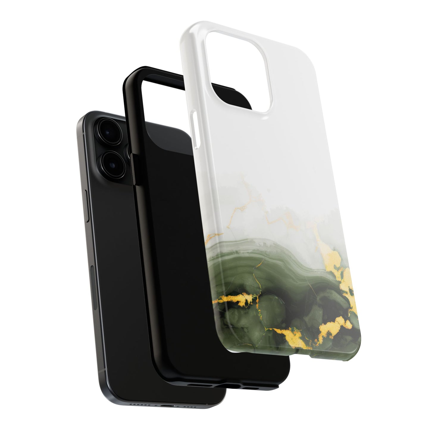 Green Marble Tough Phone Case