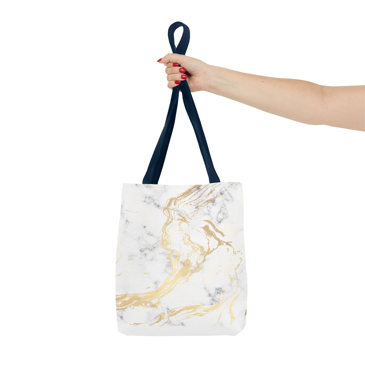 Gold Marble Tote Bag – All Over Print Luxury Carryall