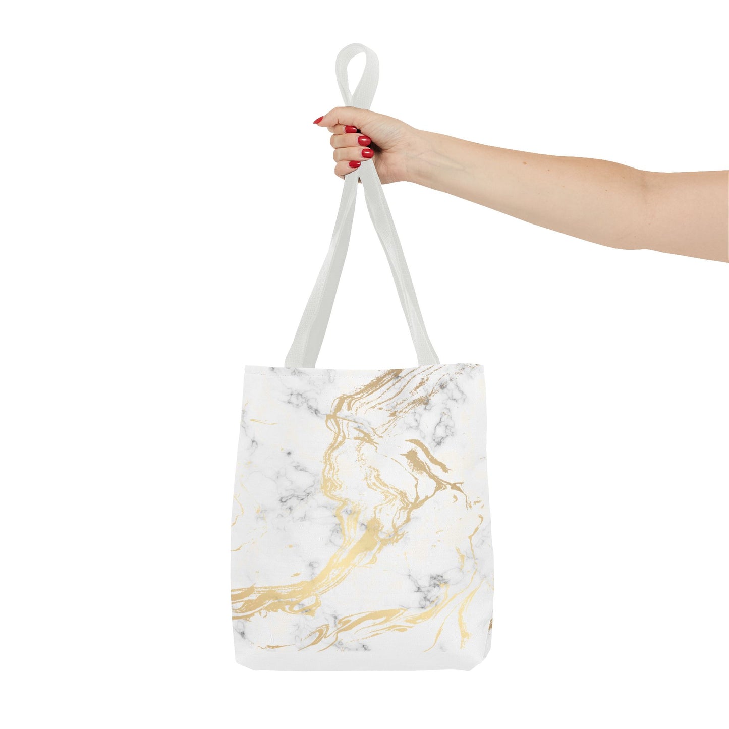 Gold Marble Tote Bag – All Over Print Luxury Carryall