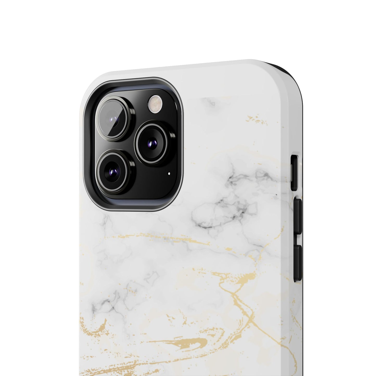Gold Marble Tough Phone Case – Shockproof Luxury Cover for iPhone & Samsung