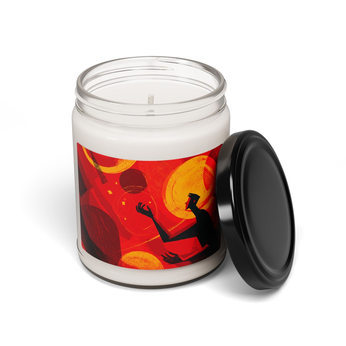 The Weight of Suns – Bold Abstract Soy Candle for Creatives & Dreamers | Aromatherapy Gift, Energetic Decor, Relaxation Ritual, Unique Wedding Favor