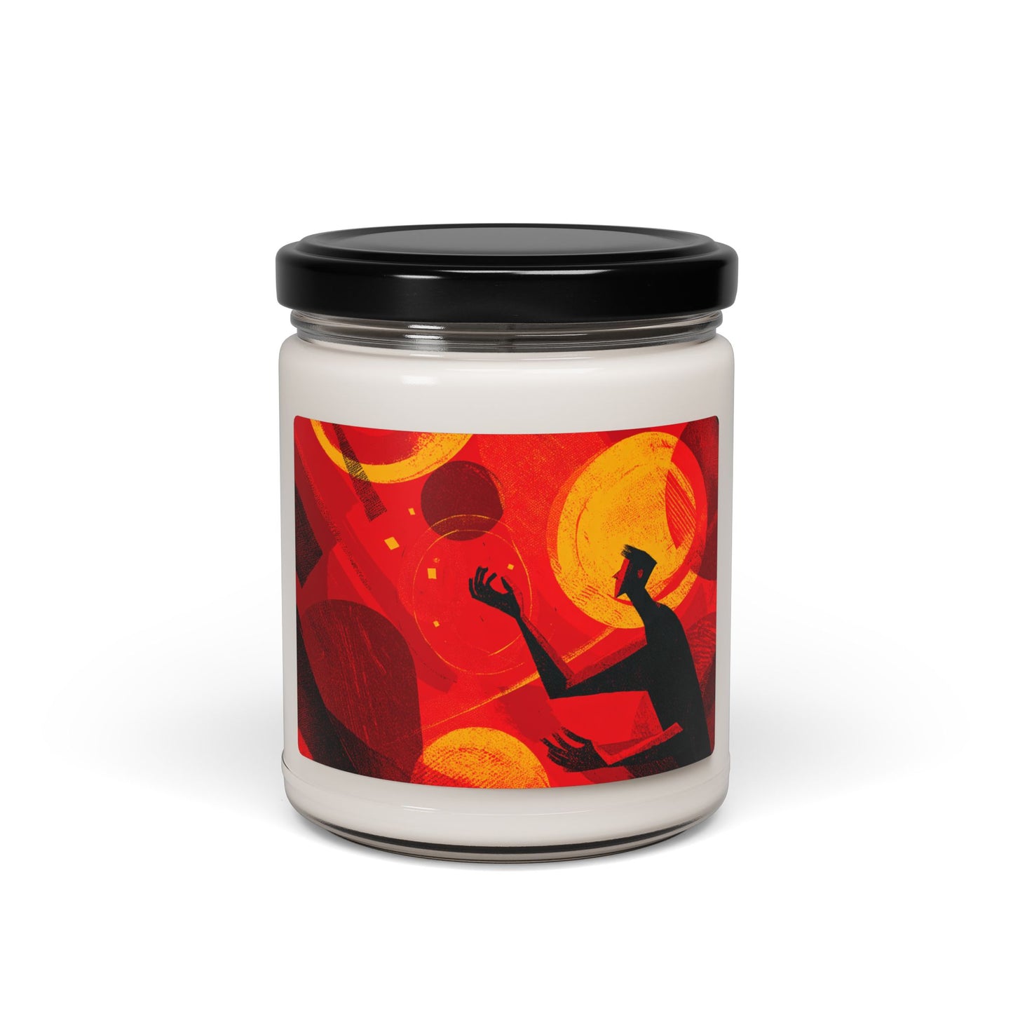The Weight of Suns – Bold Abstract Soy Candle for Creatives & Dreamers | Aromatherapy Gift, Energetic Decor, Relaxation Ritual, Unique Wedding Favor