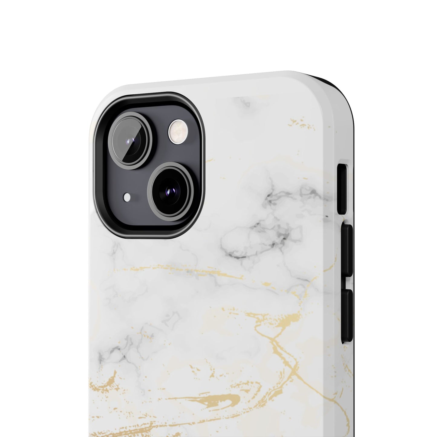 Gold Marble Tough Phone Case – Shockproof Luxury Cover for iPhone & Samsung
