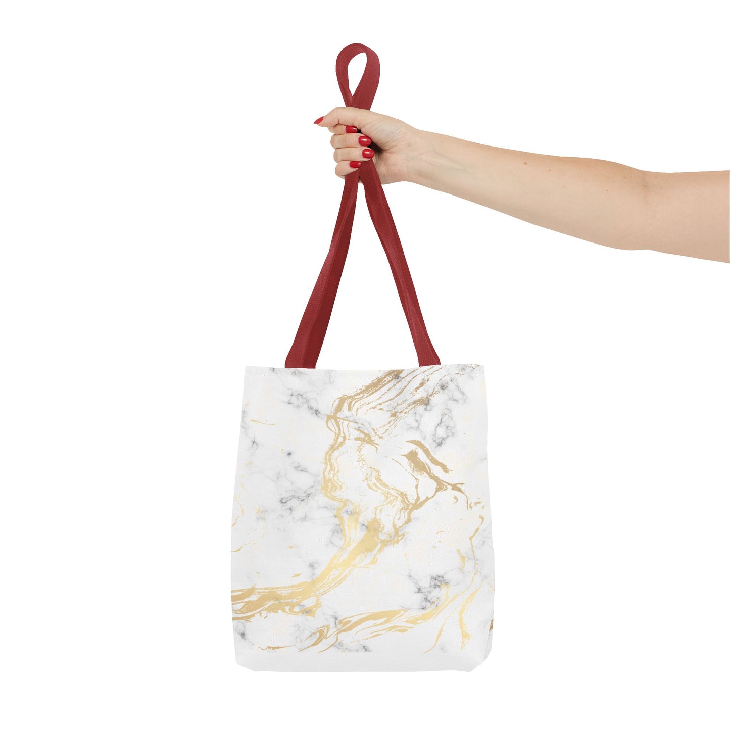 Gold Marble Tote Bag – All Over Print Luxury Carryall