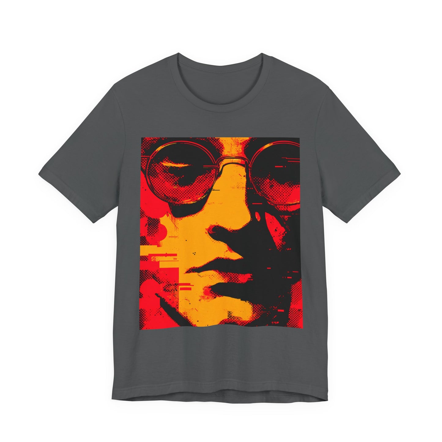 Glitched Philosopher – Techno Rebel Tee | Vibrant Graphic Tee, Casual Wear, Music Lover Gift, Unisex Fashion, Artistic T-Shirt, Throwback Style
