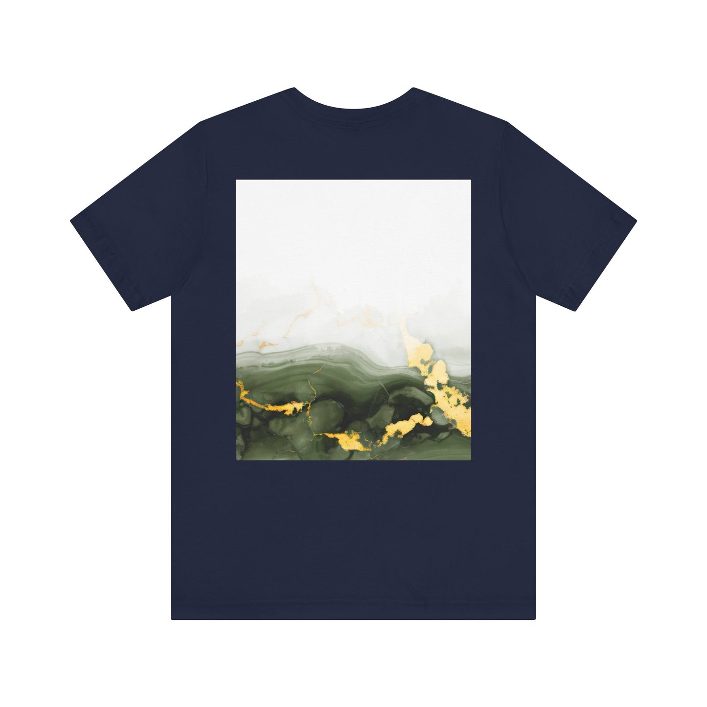 Green Marble Graphic T-Shirt - Unisex Jersey