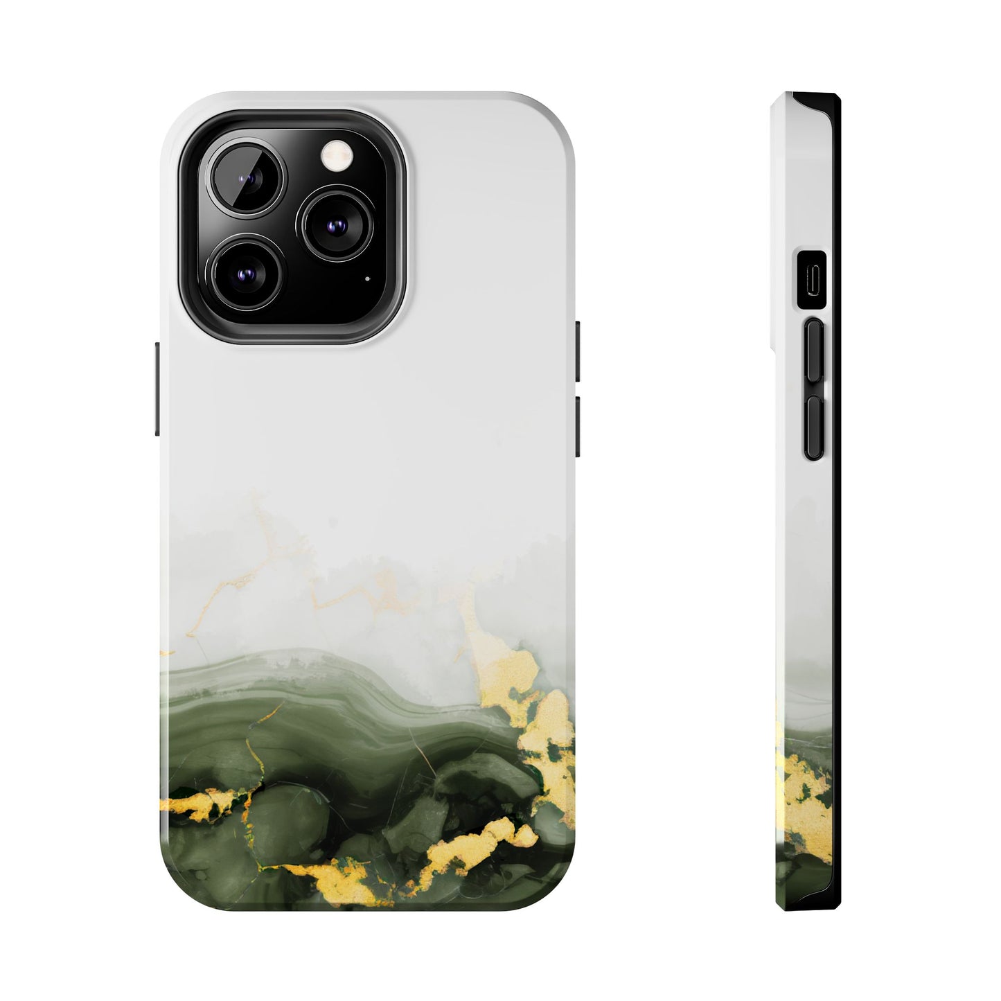 Green Marble Tough Phone Case