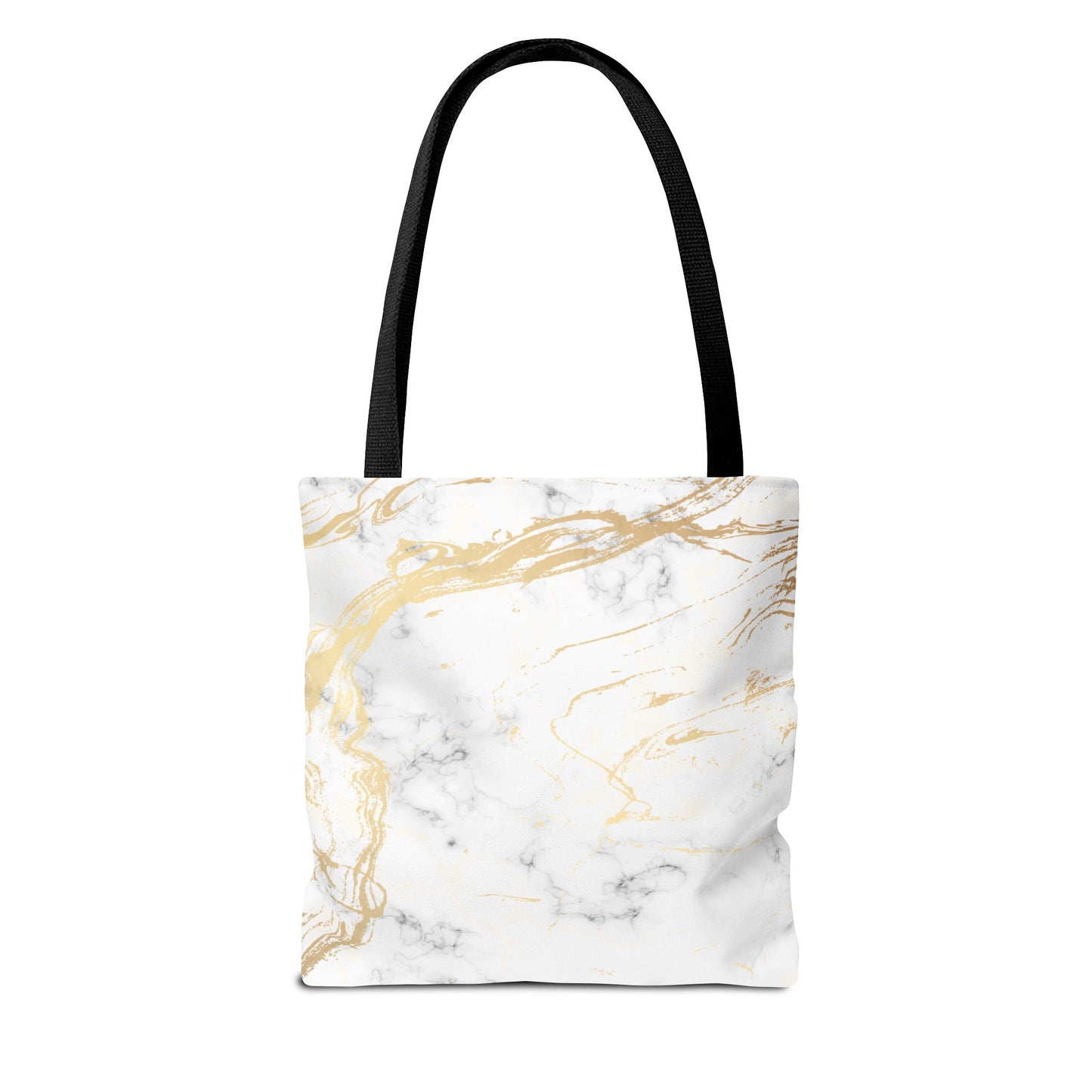 Gold Marble Tote Bag – All Over Print Luxury Carryall
