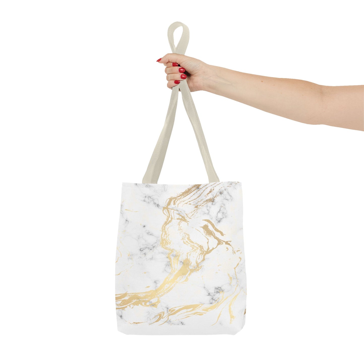 Gold Marble Tote Bag – All Over Print Luxury Carryall