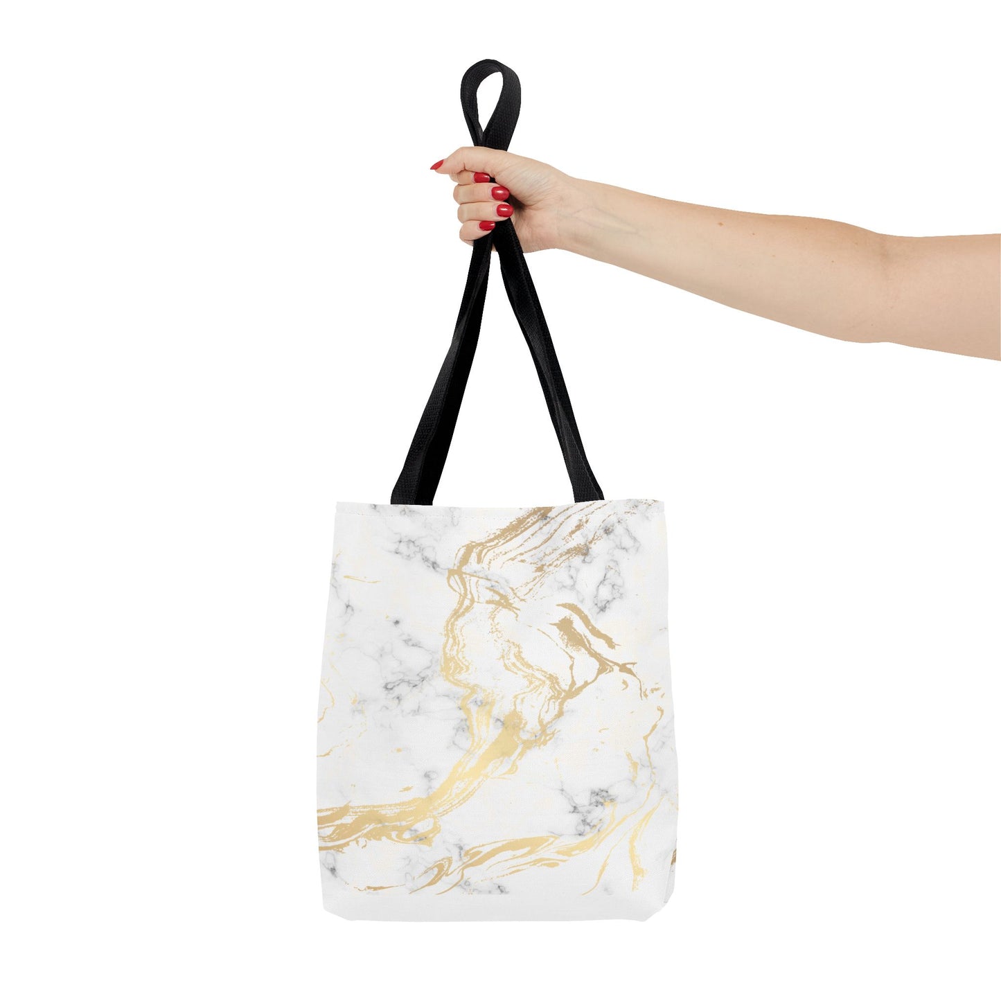 Gold Marble Tote Bag – All Over Print Luxury Carryall