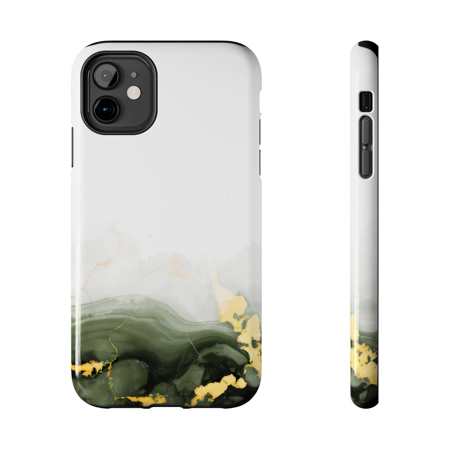 Green Marble Tough Phone Case