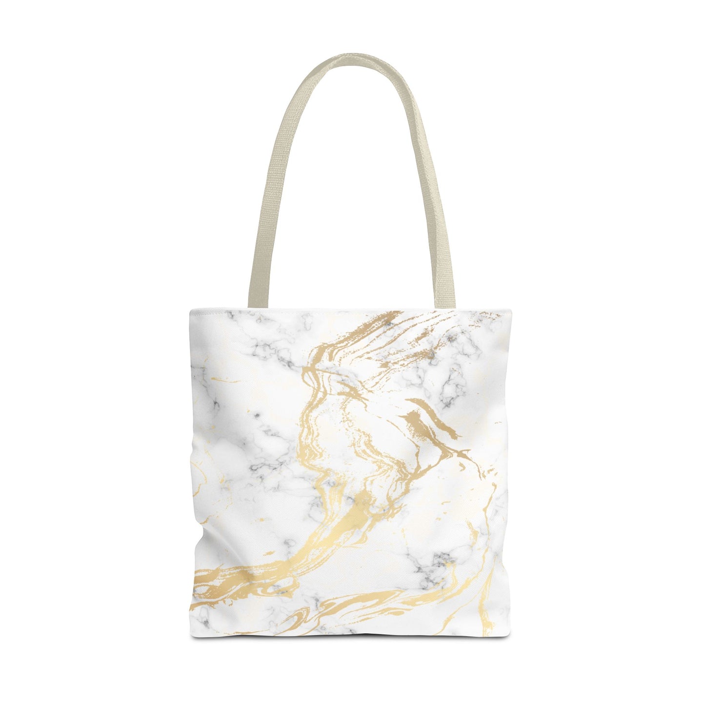 Gold Marble Tote Bag – All Over Print Luxury Carryall