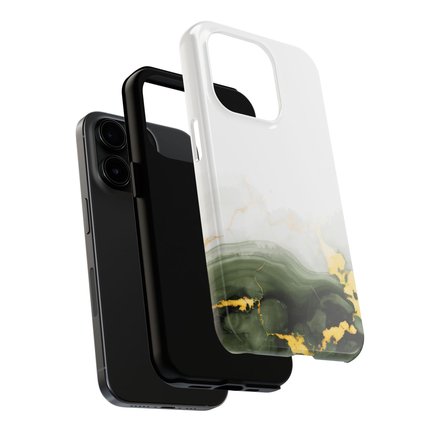 Green Marble Tough Phone Case
