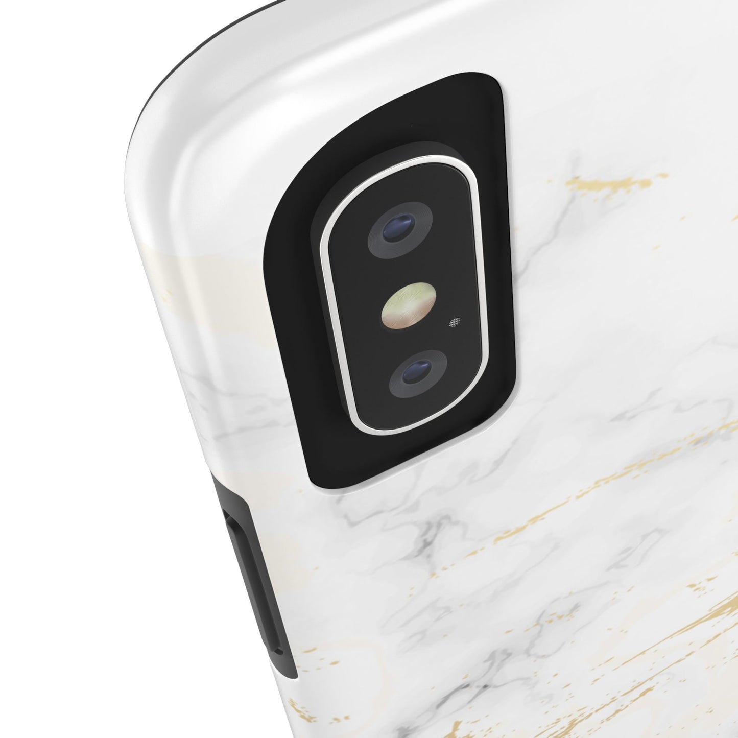 Gold Marble Tough Phone Case – Shockproof Luxury Cover for iPhone & Samsung