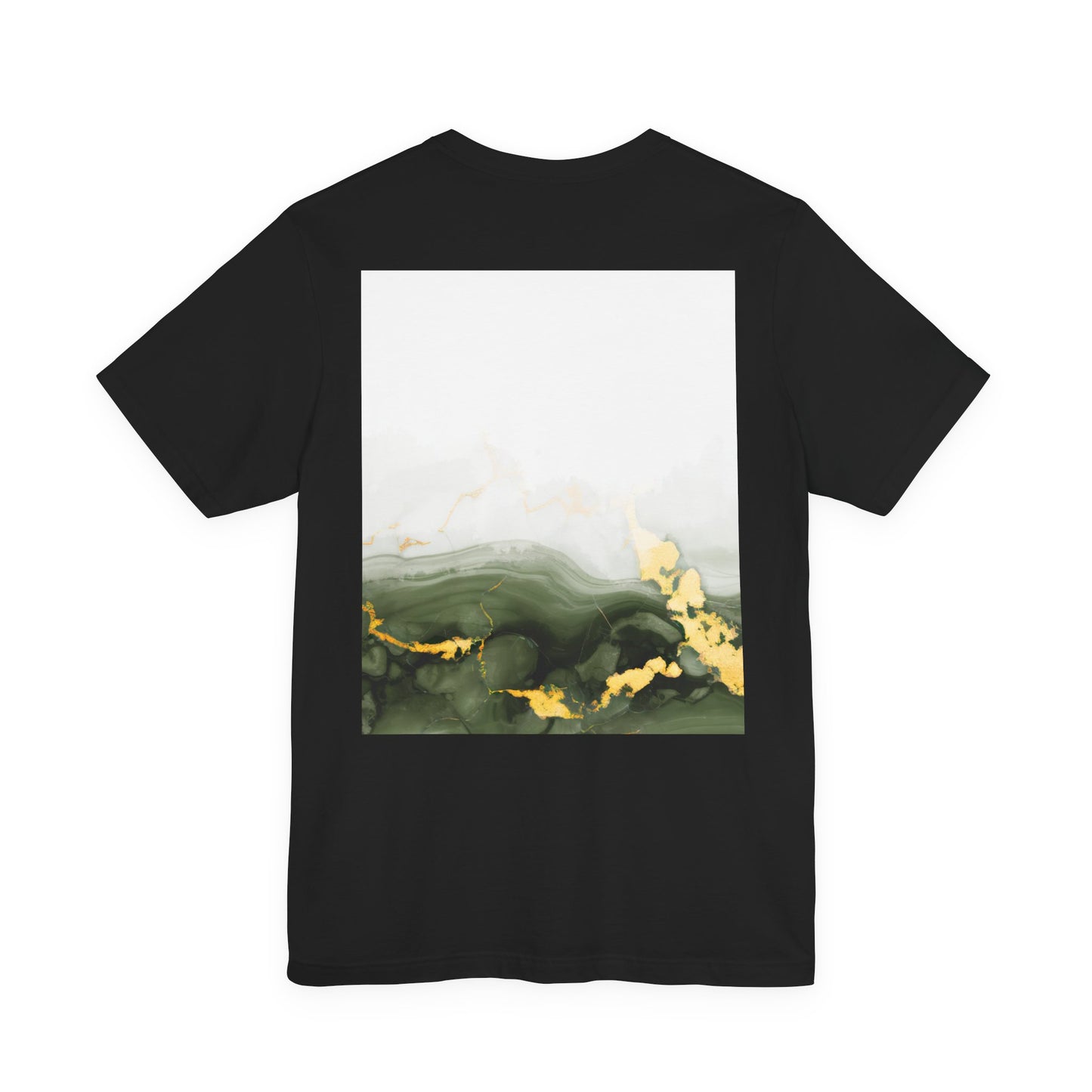 Green Marble Graphic T-Shirt - Unisex Jersey