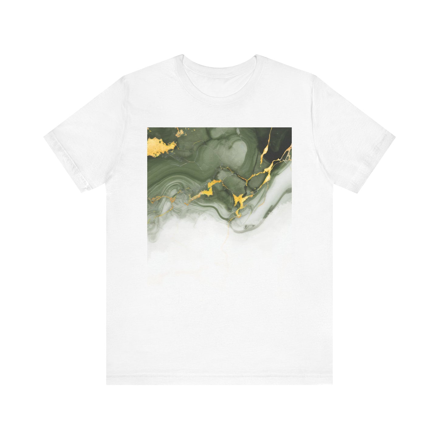 Green Marble Graphic T-Shirt - Unisex Jersey