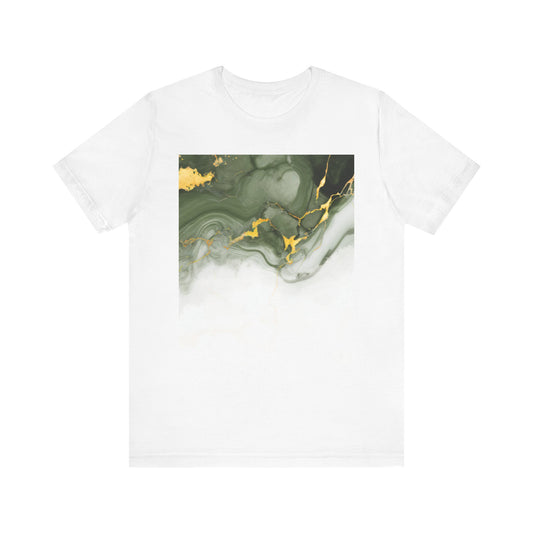 Green Marble Graphic T-Shirt - Unisex Jersey