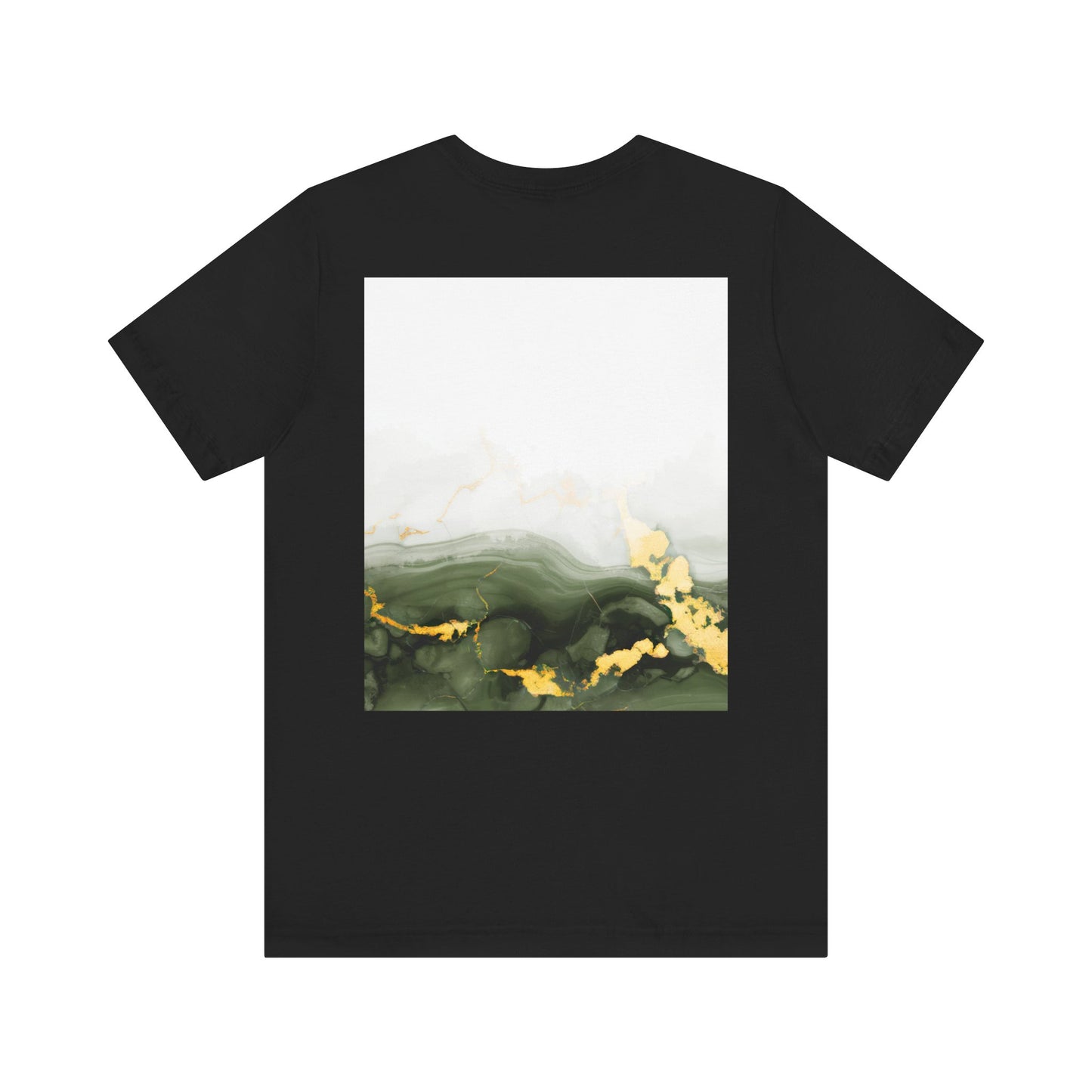 Green Marble Graphic T-Shirt - Unisex Jersey