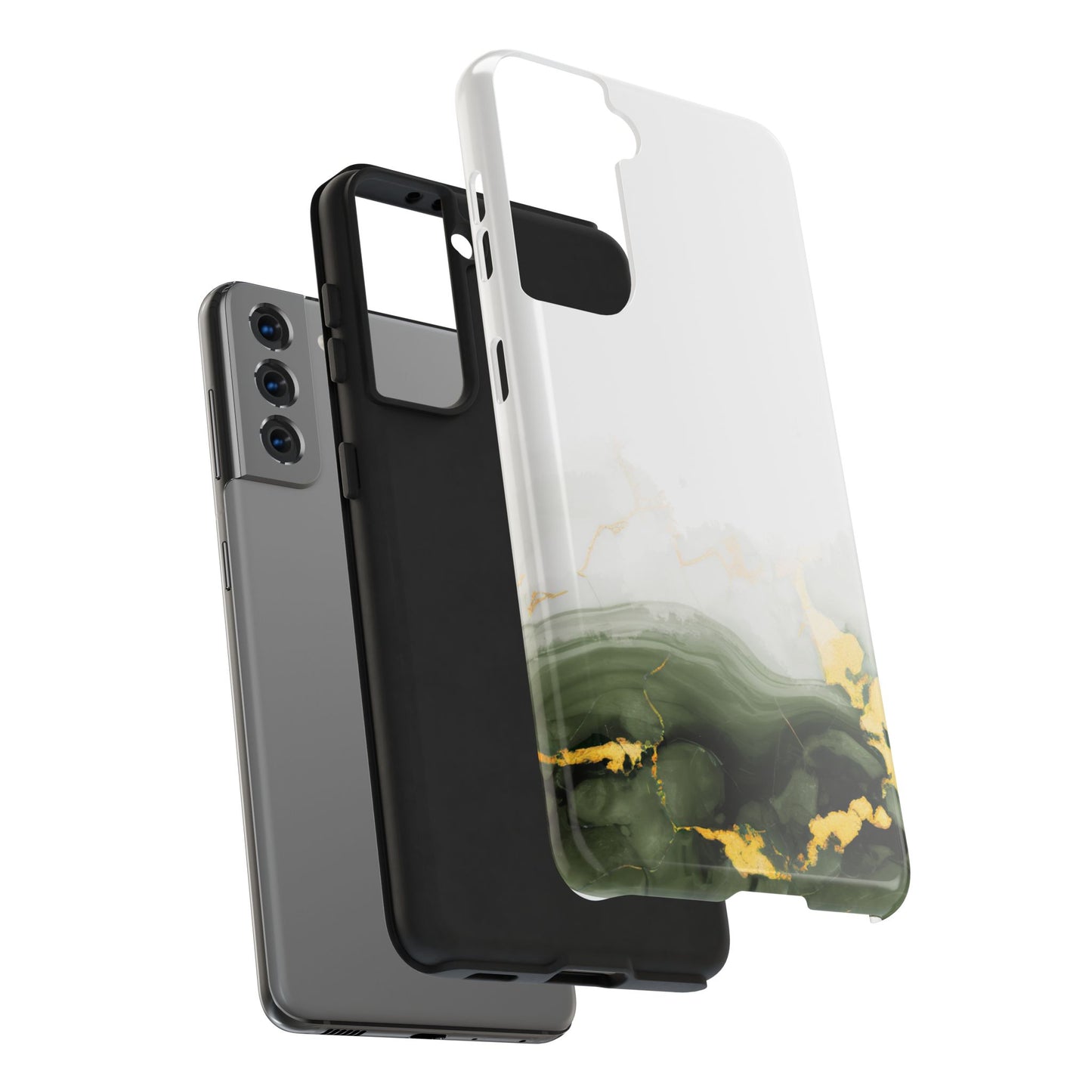 Green Marble Tough Phone Case