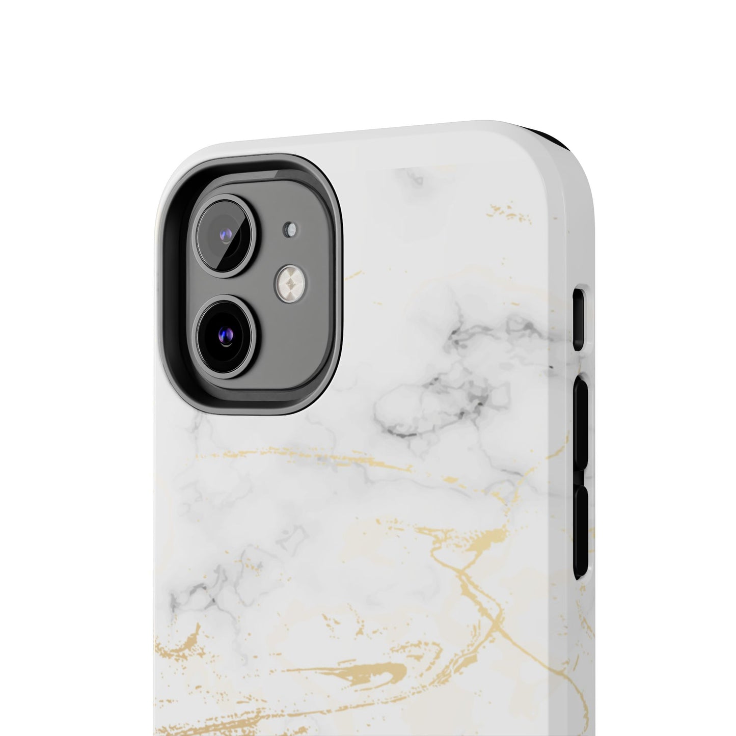 Gold Marble Tough Phone Case – Shockproof Luxury Cover for iPhone & Samsung