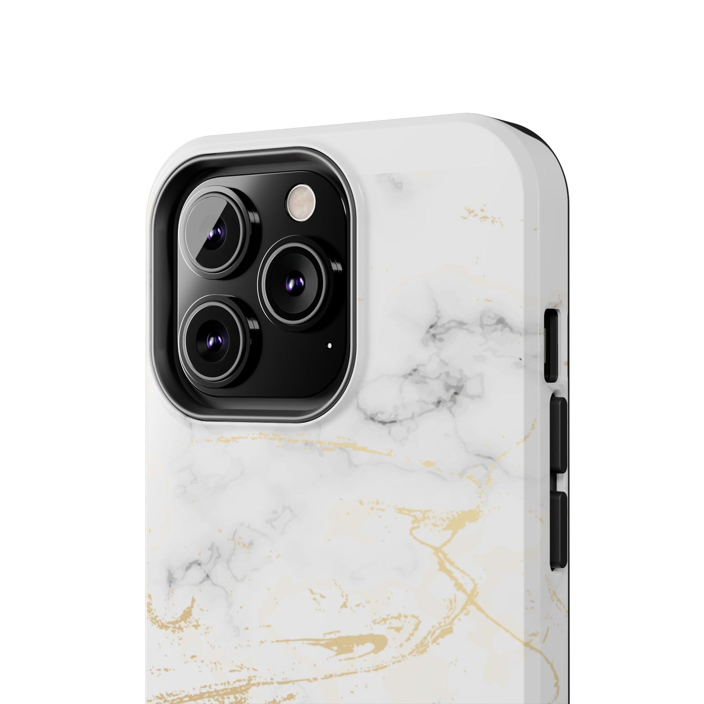 Gold Marble Tough Phone Case – Shockproof Luxury Cover for iPhone & Samsung