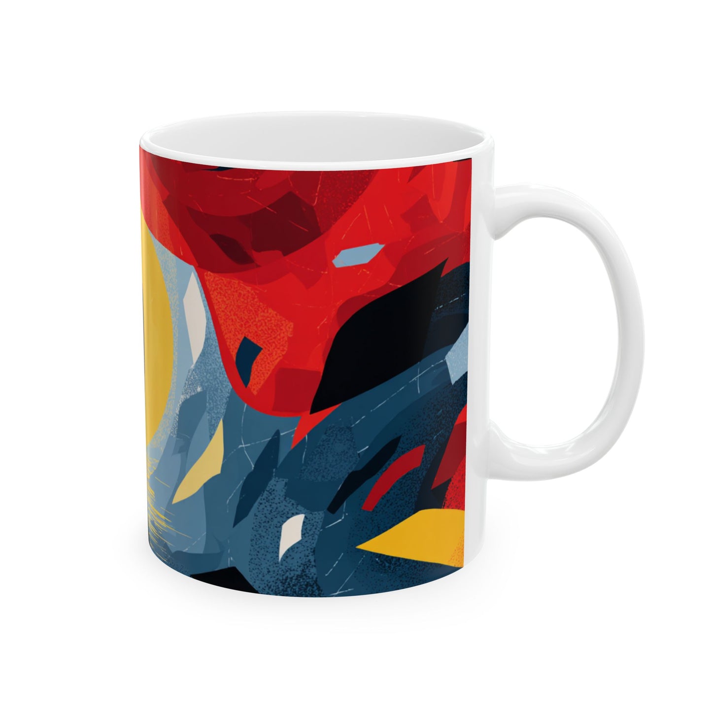Through Chaos, Light – Bold Abstract Healing Mug for Inner Growth | Artistic Coffee Cup | Unique Gift for Art Lovers, Home Decor, Warm Beverages, Modern Design