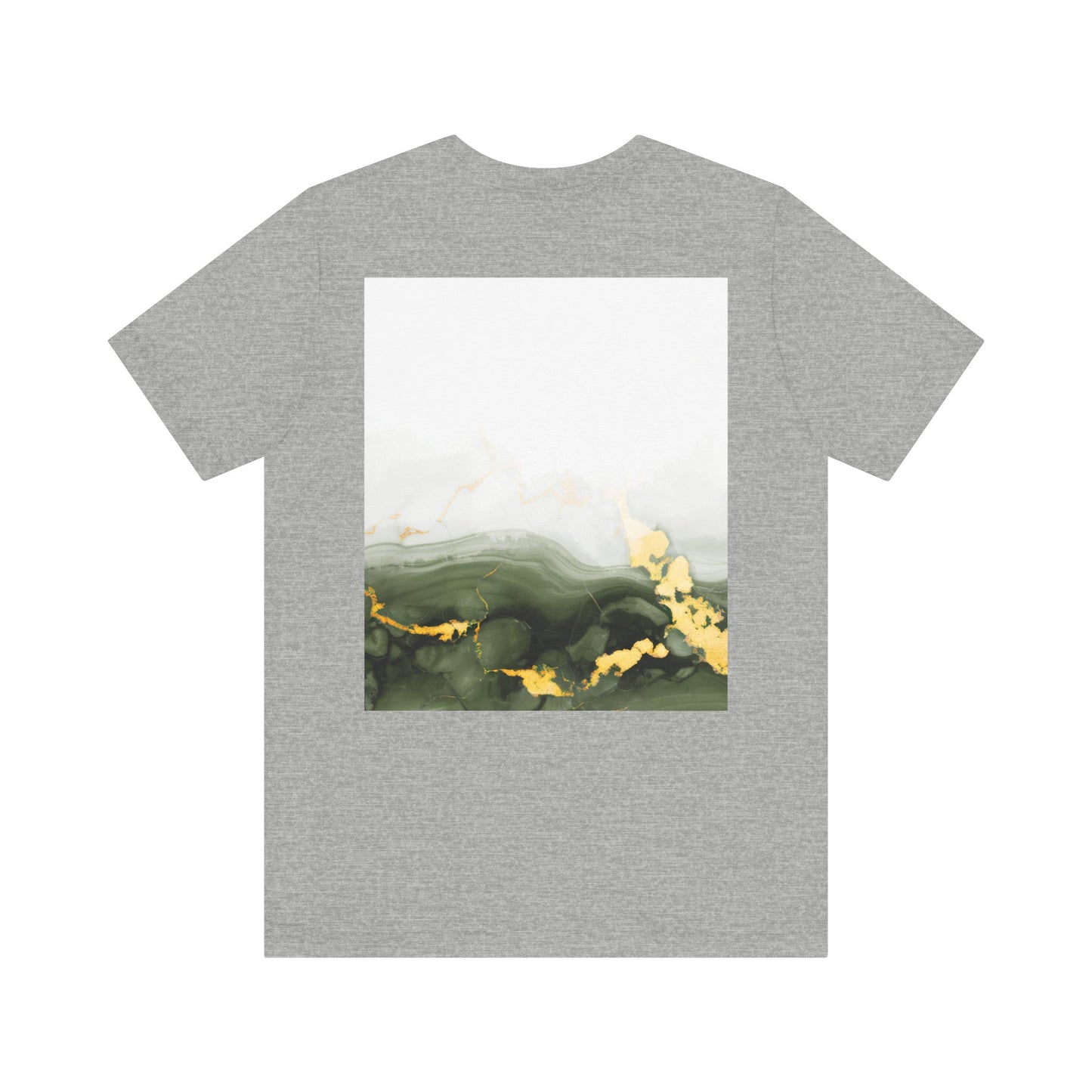 Green Marble Graphic T-Shirt - Unisex Jersey
