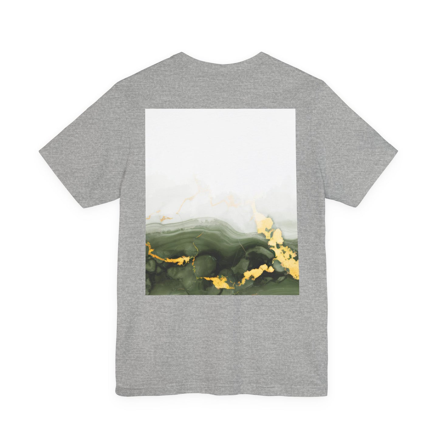 Green Marble Graphic T-Shirt - Unisex Jersey