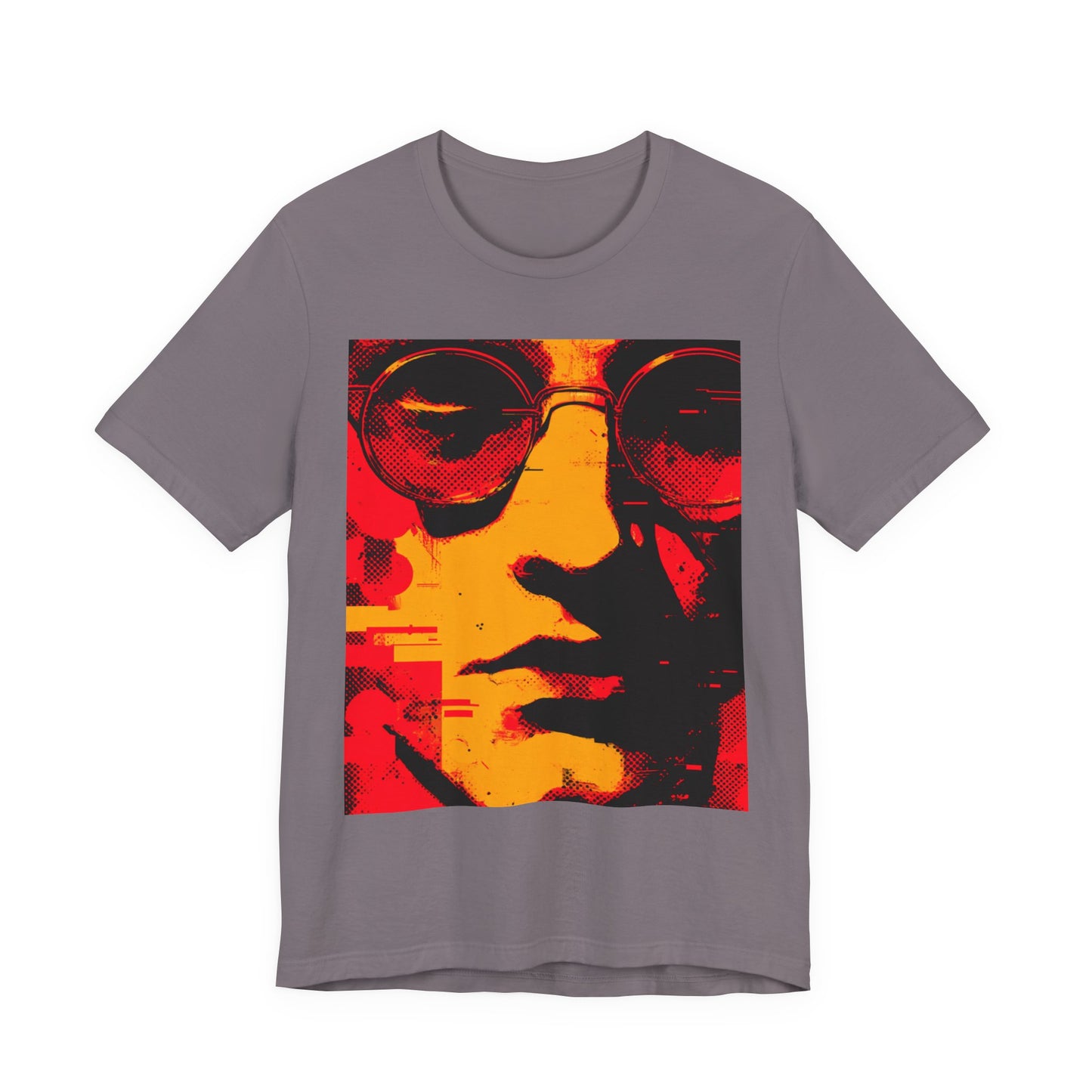 Glitched Philosopher – Techno Rebel Tee | Vibrant Graphic Tee, Casual Wear, Music Lover Gift, Unisex Fashion, Artistic T-Shirt, Throwback Style
